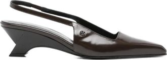 Dorothee Schumacher 60 mm slingback pumps met hak - Bruin