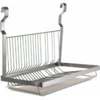 OEM Escurridor De Platos Plegable De Acero Inoxidable Crezuo Para Montaje En Pared