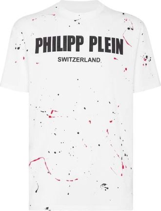 Philipp Plein T-shirt girocollo - - Tops - Uomo - Bianco - M