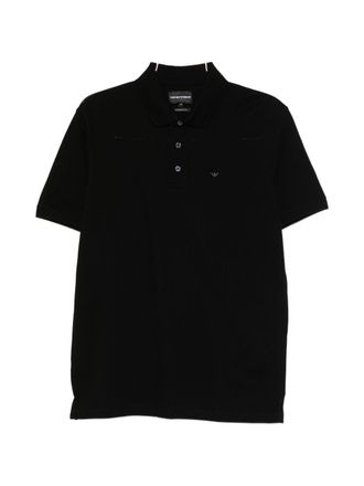 Emporio Armani Logo Cotton Polo Shirt