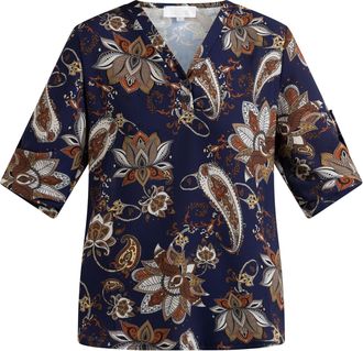 Usha Overhemd blouse qisha Dames Marine veelkleurig