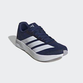 adidas Laufschuh ADIDAS PERFORMANCE DURAMO RC2, Herren, Gr. 42,5, blau (dunkelblau, cloud wei&szlig;, halo silber), Textil, Schuhe Laufschuh, sehr leicht