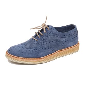 Corvari Lichtblauwe Su&egrave;de/Nabuk Schoen - Heren - Veterschoenen - Blauw - 40 EU - Su&egrave;de - Schoenen