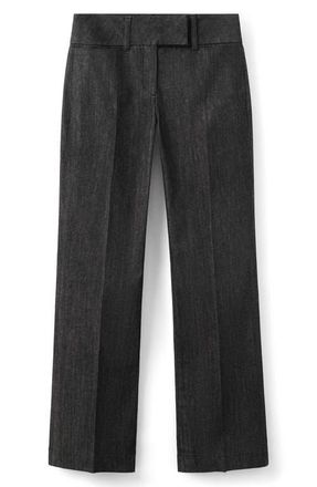 Mango June Stretch Denim Pants in Black at Nordstrom, Size 12