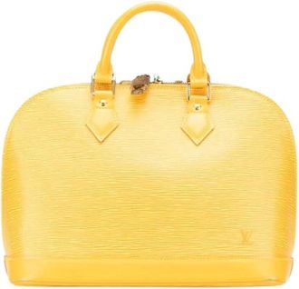 Louis Vuitton Pre-owned Handbags, female, Yellow, Size: ONE SIZE Pre-owned Vintage Handbag