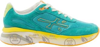 Premiata Moerun Sneakers - Heren - Sneakers - Blauw - 46 EU - Leer - Schoenen