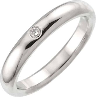 Tiffany & Co. Platinum Platinum 950 Band Ring (Pre-Owned)