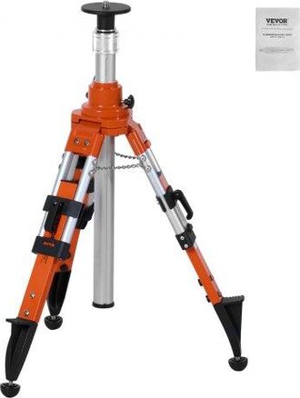 OEM Tr&iacute;pode Para Nivel L&aacute;ser, Montaje Con Rosca De 5/8-11, Ajuste De Altura De 27,16 A 67,71 Pulgadas, Tr&iacute;pode De Estudio Resistente, Con Burbuja De Nivel