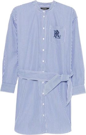 Ralph Lauren Midi Kleedjes - Dames - Shirt Kleedjes - Blauw - 2XL - Kleedjes