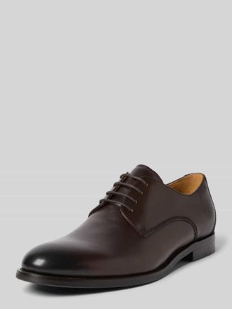 Digel Derby-Schuhe aus Leder Modell SEBASTIAN in Dunkelbraun, Gr&ouml;&szlig;e 40