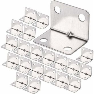 OEM Soporte De Esquina De Acero Inoxidable, Soporte De Esquina Resistente De 90 Grados, Soporte De &Aacute;ngulo Recto, Soporte De Fijaci&oacute;n Para Carpinter&iacute;a Pequ