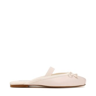 Steve Madden Cutesy Flat Shoe IVORY SATIN