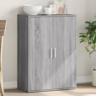 Berkfield Home Sideboard Grey Sonoma 60x31x84 cm Engineered Wood | Size: 60 x 31 x 84 cm