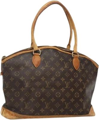 Louis Vuitton Pre-owned Handbags, female, Brown, Size: ONE SIZE Pre-owned Canvas Handbag