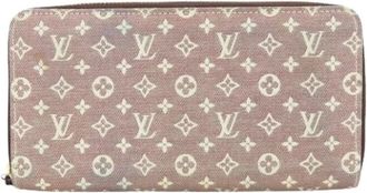 Louis Vuitton Pre-owned Wallets, female, Brown, Size: ONE SIZE Pre-owned Canvas Wallet