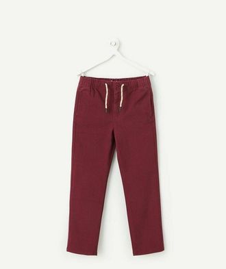 Tape &agrave; l'Oeil Rechte broek van geborstelde keperstof