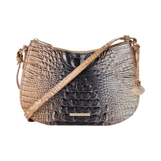 Brahmin Womens Shayna Genuine Leather Shoulder Crossbody Bag, Tri-color Ombre Melbourne, One Size