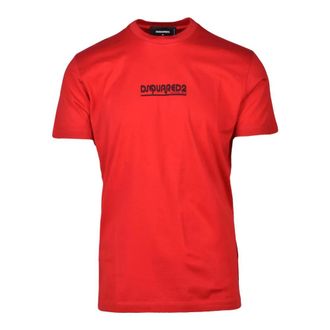 Dsquared2 T-Shirts, male, Red, Size: 3XL T-Shirt