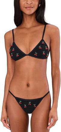 Beach Riot Kim Top Womens Clothing Black Cherry : XL, Cotton