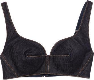 Givenchy Denim Cotton Bra Top