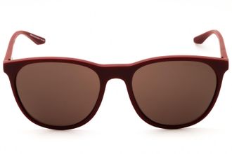 Emporio Armani 0EA4210 Round Acetate Sunglasses - Bordeaux
