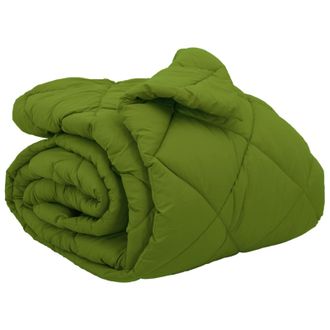 vidaXL Edred&oacute;n De Invierno Verde 200 X 200 Cm Microfibra Vidaxl