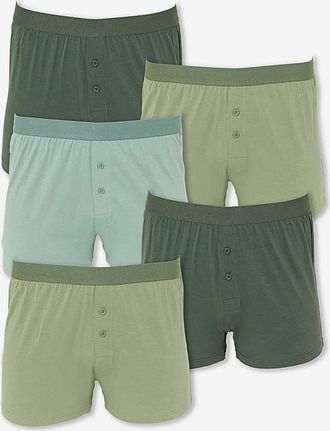 Jacamo 5 Pack Solid Colour Loose Boxers