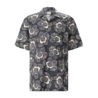 Stenstr&ouml;ms Short Sleeve Shirts - Heren - Korte mouwen Overhemden - Grijs - XL - Katoen - Overhemden