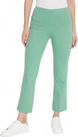 Lyss&eacute; Ankle Denim Baby Bootcut Pant In Indie Green