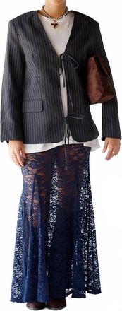 FRNCH Classic Grisette Blazer In Grey