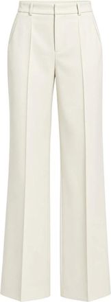 Erika Cavallini Semi Couture Pantaloni Larghi Straight Stretch - - Trousers - Donna - Beige - S