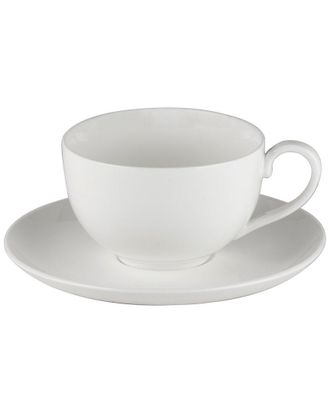 10 Strawberry Street Set of 6 Ricard Porcelain Coffee Cups & Saucers