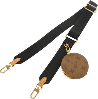 Louis Vuitton Black Brown Monogram Monogram Canvas Coin Purse/Coin Case (Pre-Owned)