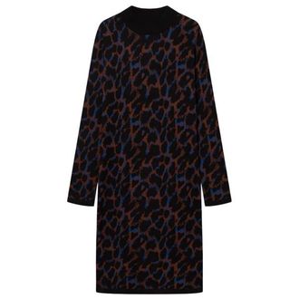Dedicated Dress Lo Leopard Kleid f&uuml;r Damen | schwarz