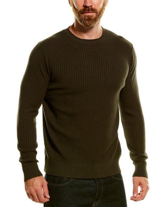 Raffi Waffle Stitch Crewneck Sweater