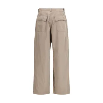 Balenciaga Mens Beige Cotton Casual Pants