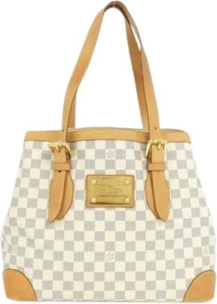 Louis Vuitton Pre-owned Tote Bags, female, White, Size: ONE SIZE Pre-owned Vintage Tote Bag