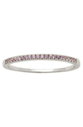 Made by Mary Birthstone Stacking Ring in Silver at Nordstrom, Size 10