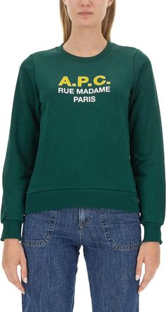 A.P.C. A. P.C.-Sweatshirt With Logo-Donna