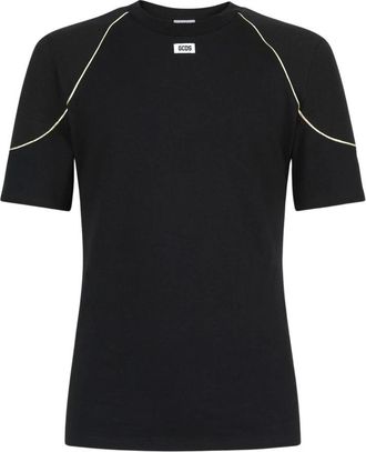 GCDS Comma T-shirt - Heren - T-shirts - Zwart - L - Katoen - Tops