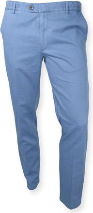 Meyer Oslo 1-5080/16 - Heren - Chinos - Blauw - W25 - Katoen - Broeken