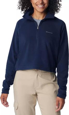 Columbia Womens Glacial Cropped Sportswear Top In Blue