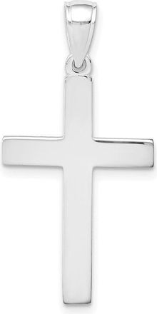 Diamond2Deal 10k Gold Polished Cross Pendant