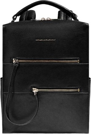 Piquadro W140 Backpack - Dames - Rugzakken - Zwart - ONE Size - Leer - Tassen