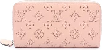 Louis Vuitton Magnolia Pink Mahina Leather Long Wallet (Bi-Fold) (Pre-Owned)