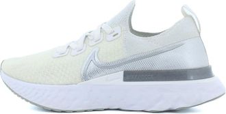 Nike (WMNS) Nike React Infinity Run Flyknit White Metallic Silver CD4372-101