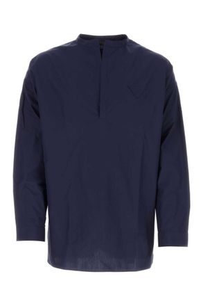 Prada Navy blue poplin oversize shirt