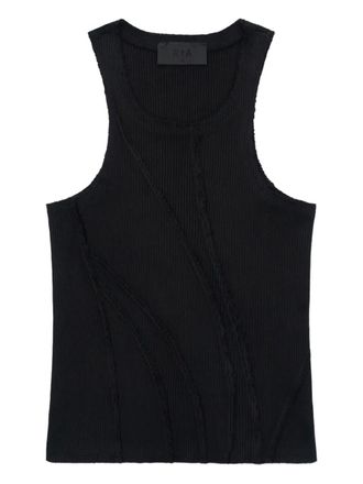 Rta Vida tank top - women - Viscose/Spandex/Elastane/Nylon - M - Black