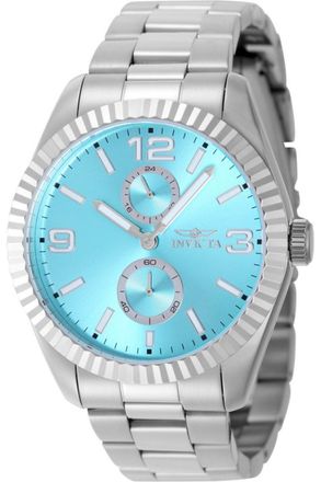 Invicta Specialty 49522 Herenhorloge - Quartz Uurwerk - Roestvrij Staal met Blauwe Wijzerplaat - 43 mm