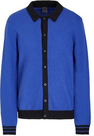 8 by YOOX WOOL BLEND COLLEGE KNIT CARDIGAN